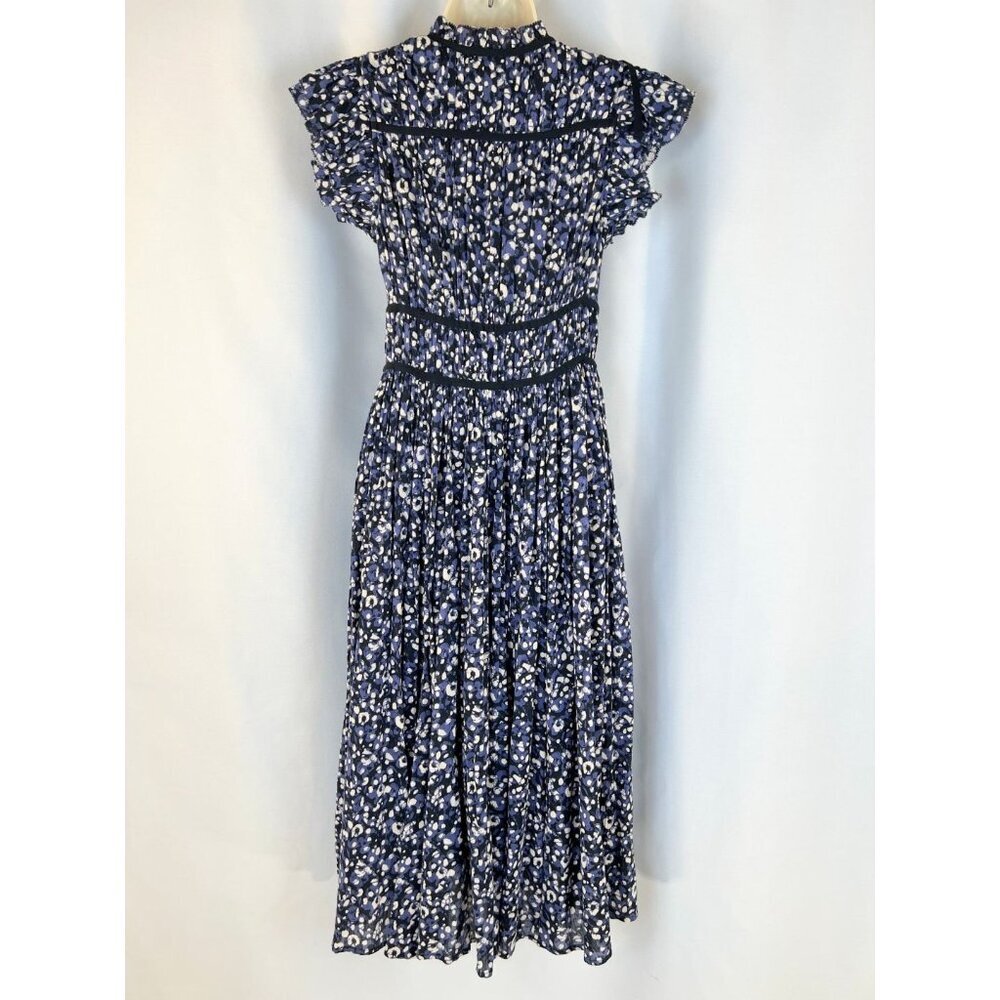 Ulla Johnson Amari Midi Dress in Indigo Blue $395 - Picture 8 of 14